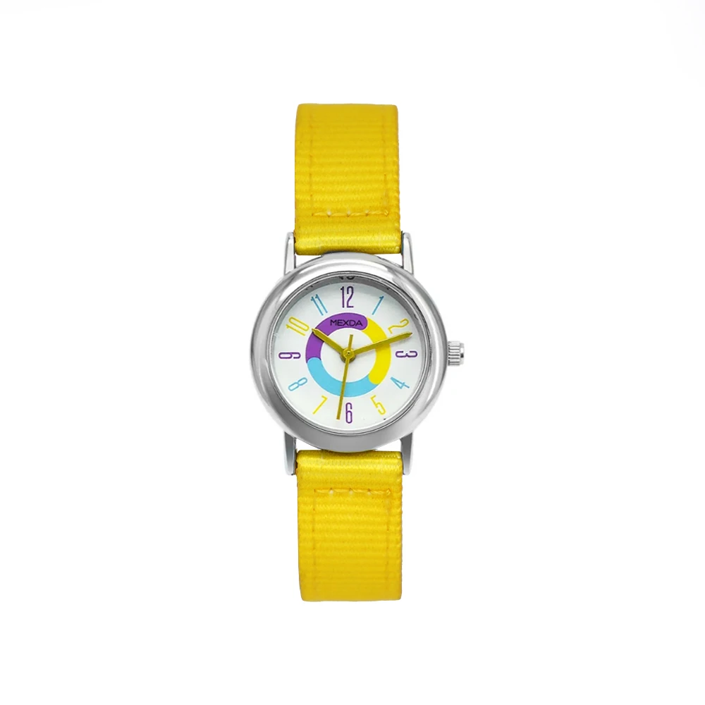 MEXDA Cheap Quartz yellow Children Watch Cute Cartoon Watch For Kids Montre Enfant Analogue Kids Watch