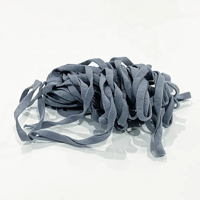 3MM 5MM White Black Round Flat Elastic Earloop