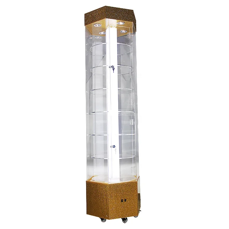 Factory Wholesale Rotating Bamboo Wood Sunglasses Display Floor Stand Holder Multi-Style Optical Glasses Eyewear Display Rack