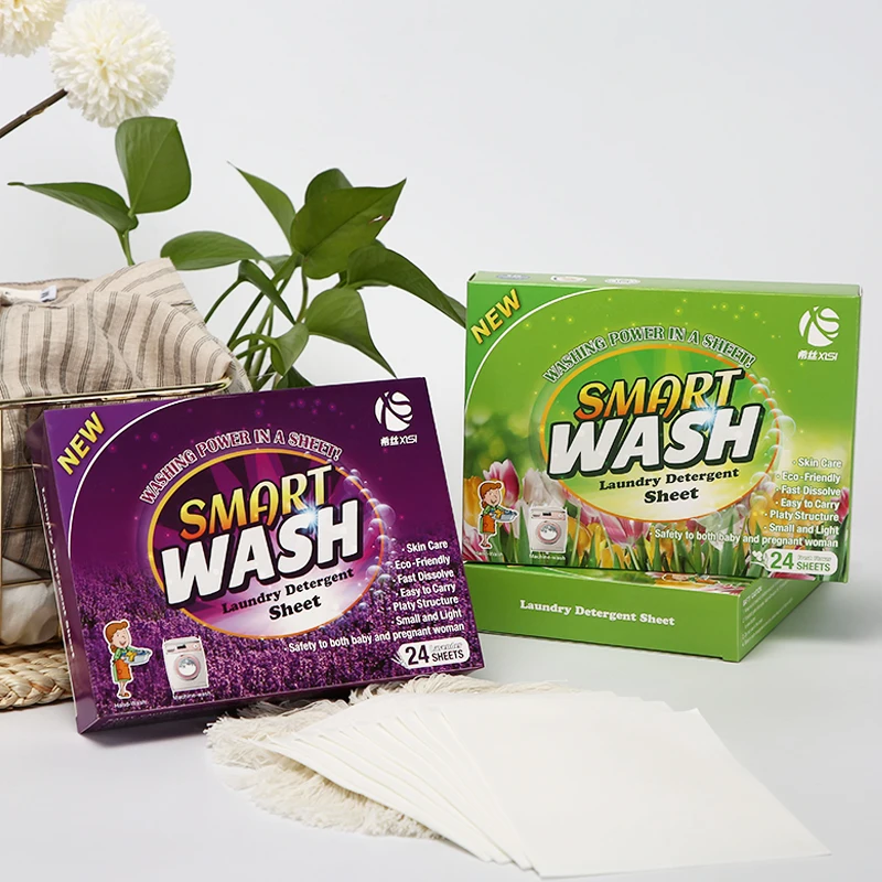 Laundry Detergent Sheets Household Cleaning for Clothes Great for Travel,Apartments, Dorms