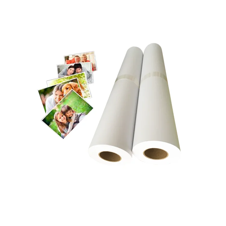 Wholesale Wide Format Poster Printing Waterproof White 108gsm Matte Coated Inkjet Paper