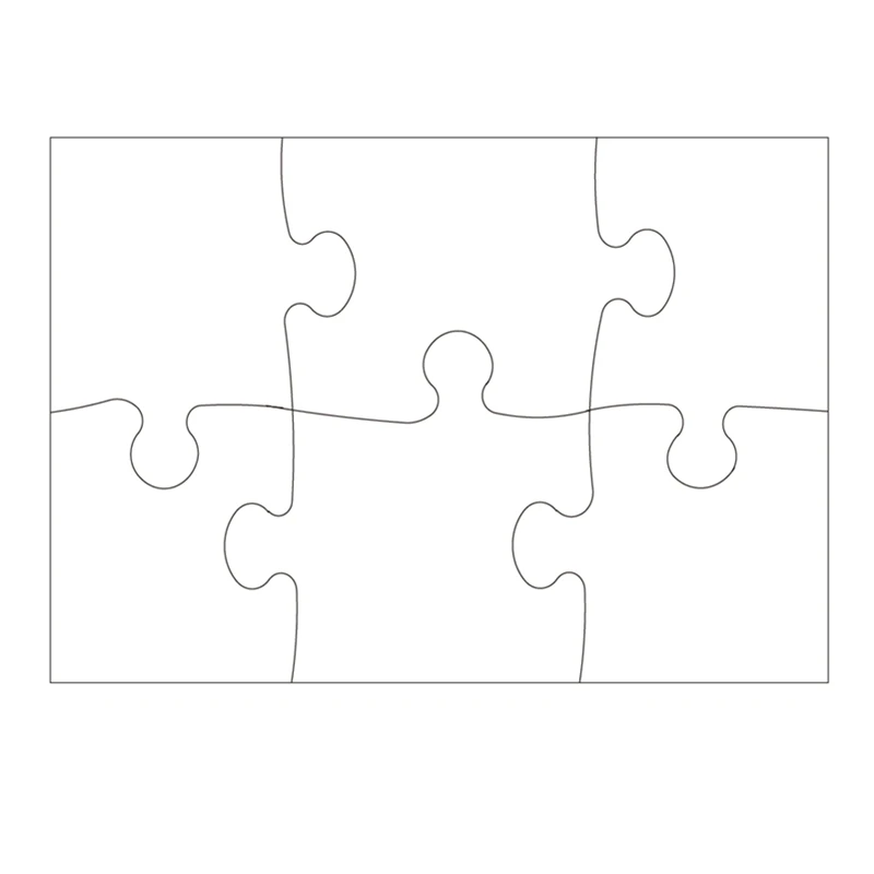 Kids Simple Puzzle For Sublimation MDF