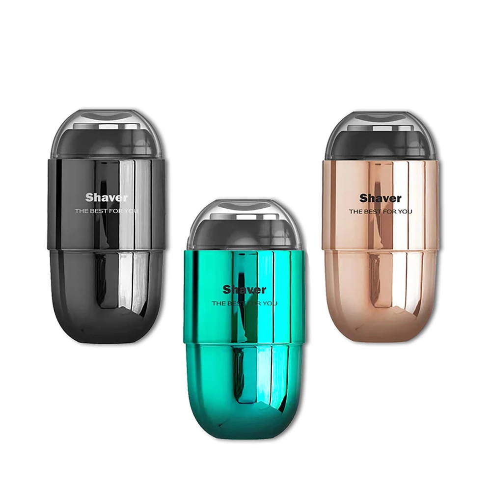 Новинка 2022 портативная дорожная Водонепроницаемая бритва в капсулах с USB-зарядкой Мужская машинка мини-электробритва