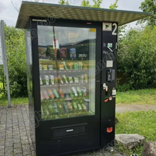 24 hours Cold Drink Vending Machine With roof protection  available and ready for shipment