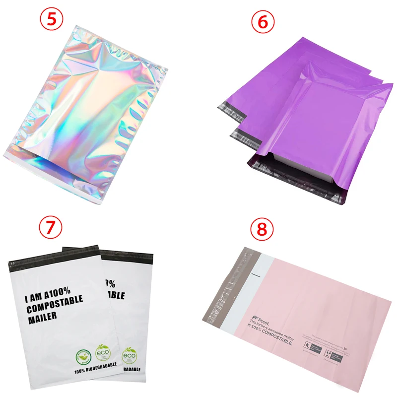 Wholesale Extra Large Pink Color Plastic Bubble Mailing Bags Ecommerce Packaging Courier Bag