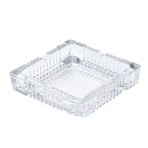 Wholesale YG1016 Green Apple Ashtray Creative Glass Ashtray Square Glass Ashtray with LOGO