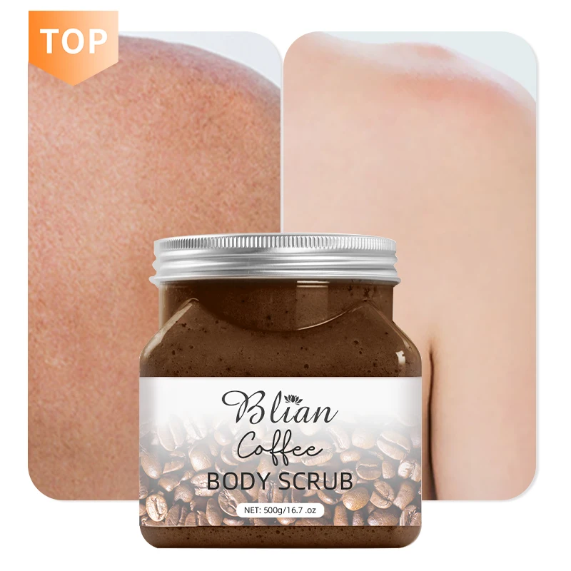 ODM/OEM Free Sample ISO GMP CE MSDS Certificate Factory Price Face Care Anti-cellulite Vegan Arabica Coffee Scrub