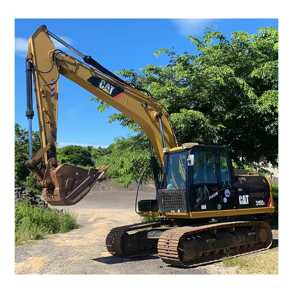 Good Condition Original Design Medium Second-Hand Machinery Cat 315d Hydraulic Crawler Backhoe Digger 15ton Used Excavator