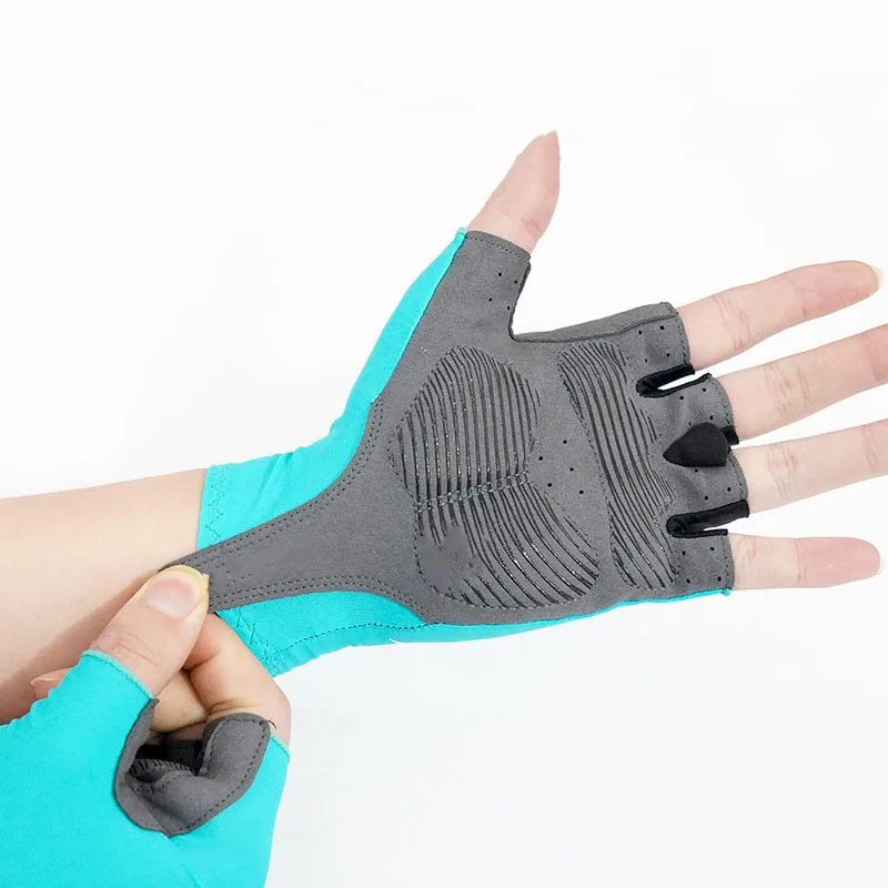 High quality dirt bicycle cycling sports gloves custom BMX MTB MX ATV Mountain Bike half finger gloves for Men Women