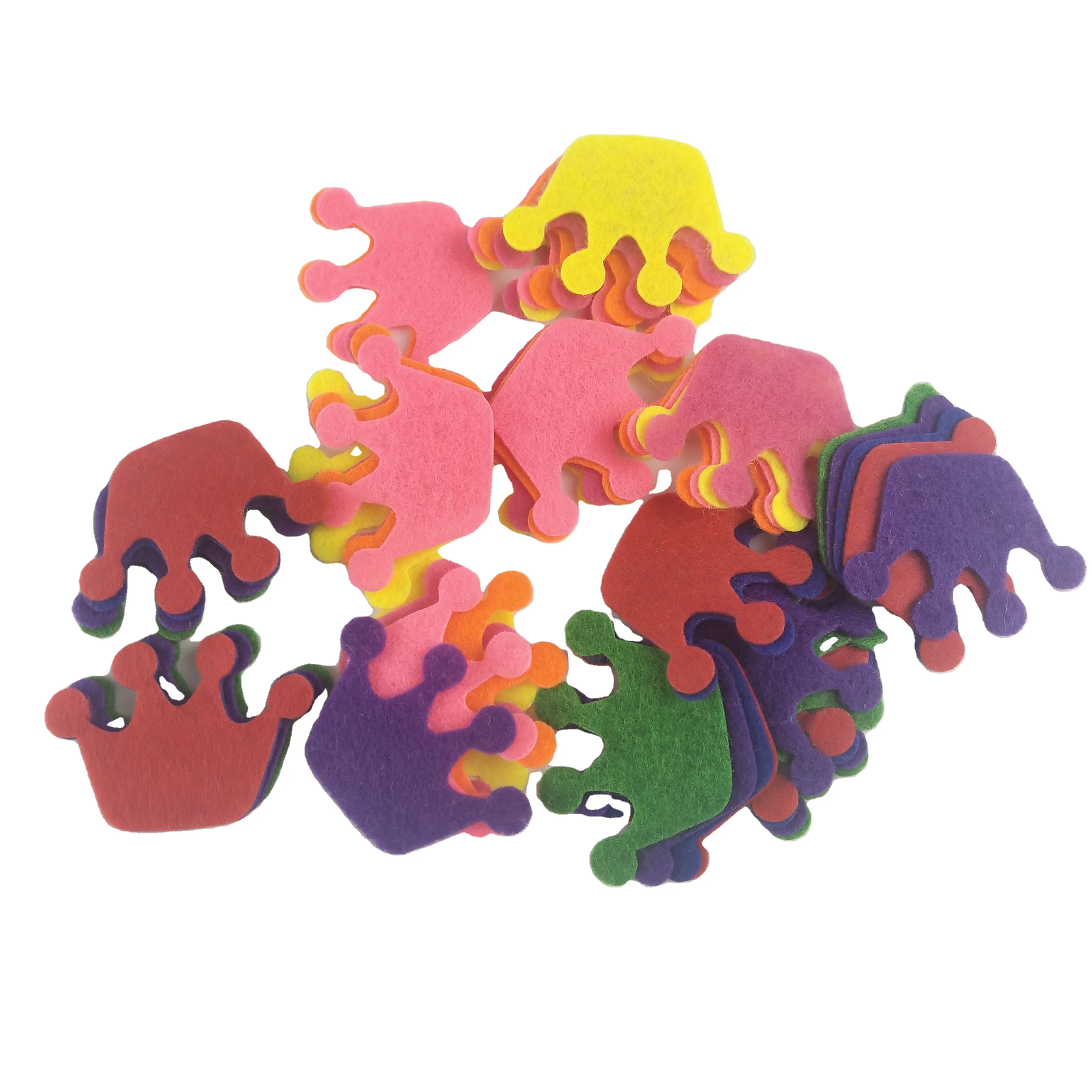 Customization  Assortment 50 pcs  crafts diy creative  Felt Crowns  Sticker