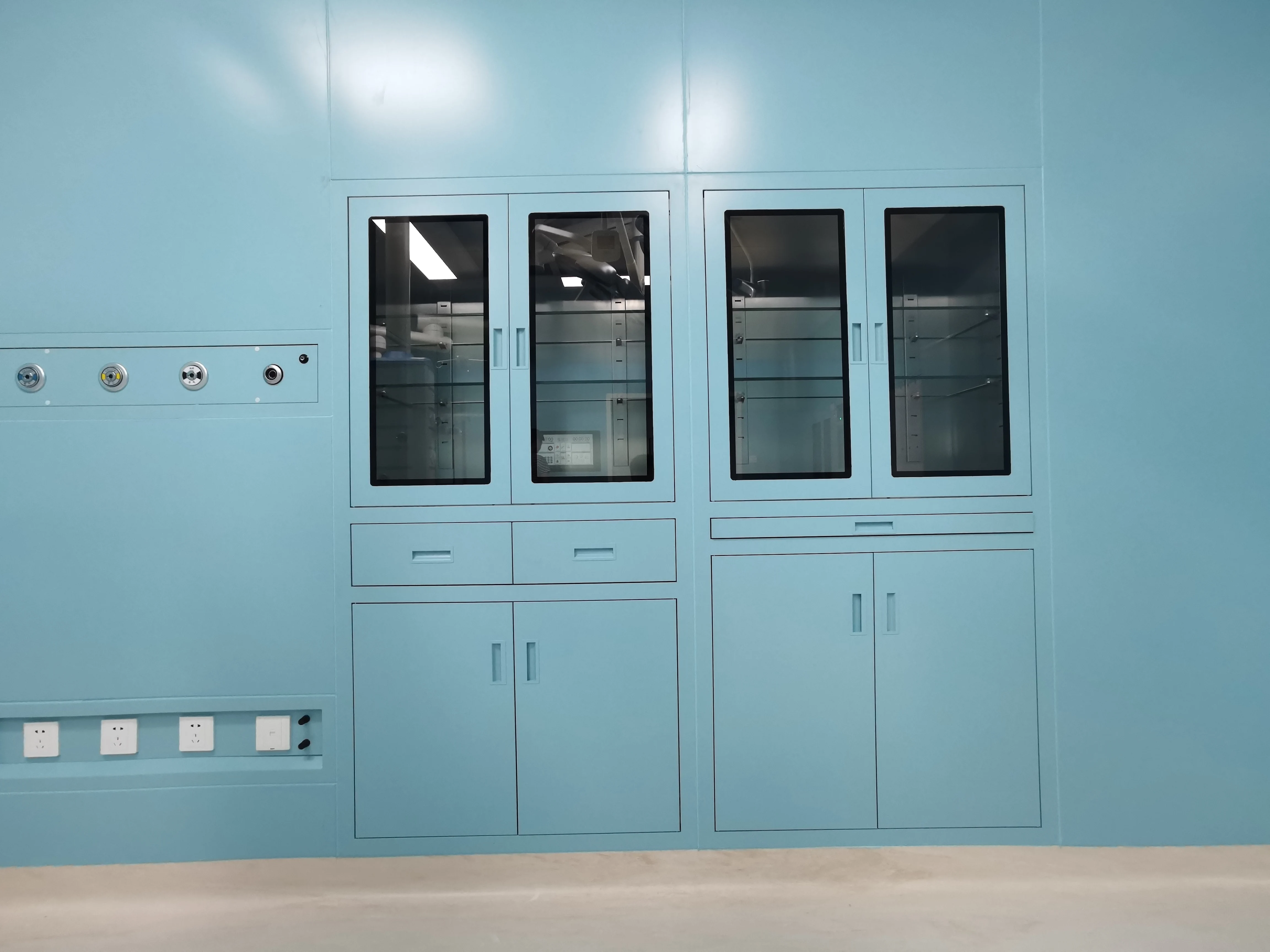 Operating Room Scrub Sink White Nursing Comfort Surgical Modular Clean Room Operating Room For Hospitals