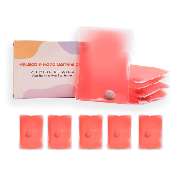 Hot Selling Products 2023 Custom Reusable Magic Heating Pack Gel Hand Warmer