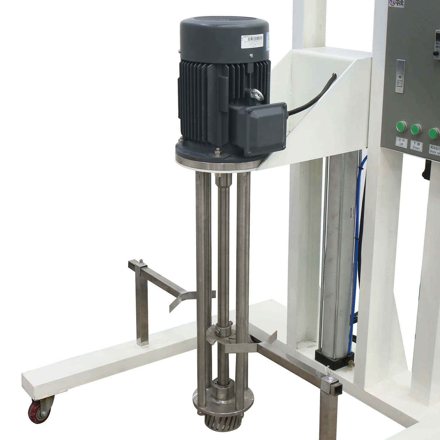 Liquid chemicals Food Laboratory Electric/Pneumatic Lifting Device Mobile Lifting Homogenizer High Shear Emulsifying Mixer