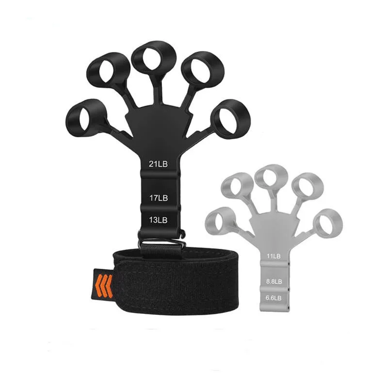 New 6 Resistant Level Finger Exerciser and Finger Stretcher, Finger Exercise Hand Strengthener for Handgrip claw workout