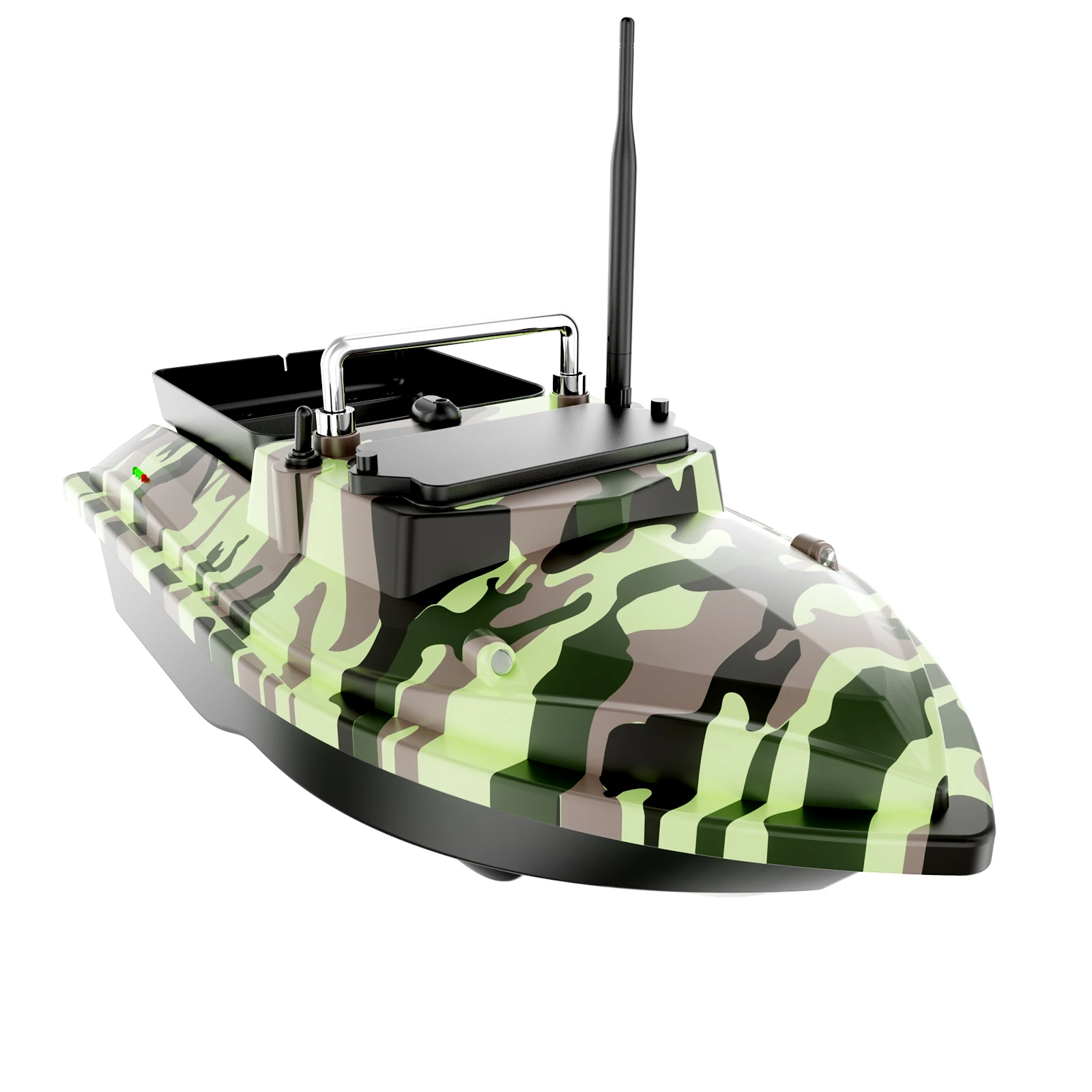 Дешевая приманка V050 одна большая двойная батарея поставка RC рыболовная лодка для 500 м с фиксированной скоростью круиз-контроль