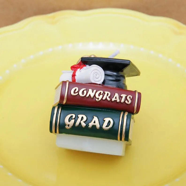 
Best Quality Chinese Manufacturer Graduation Candle Book Model With Gifts 