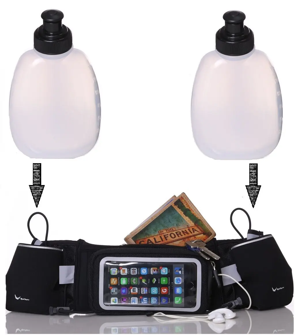 10 oz BPA Free Water Bottles for the Running Full compatibility with most Running Fuel Belts and Fanny Packs on the Market