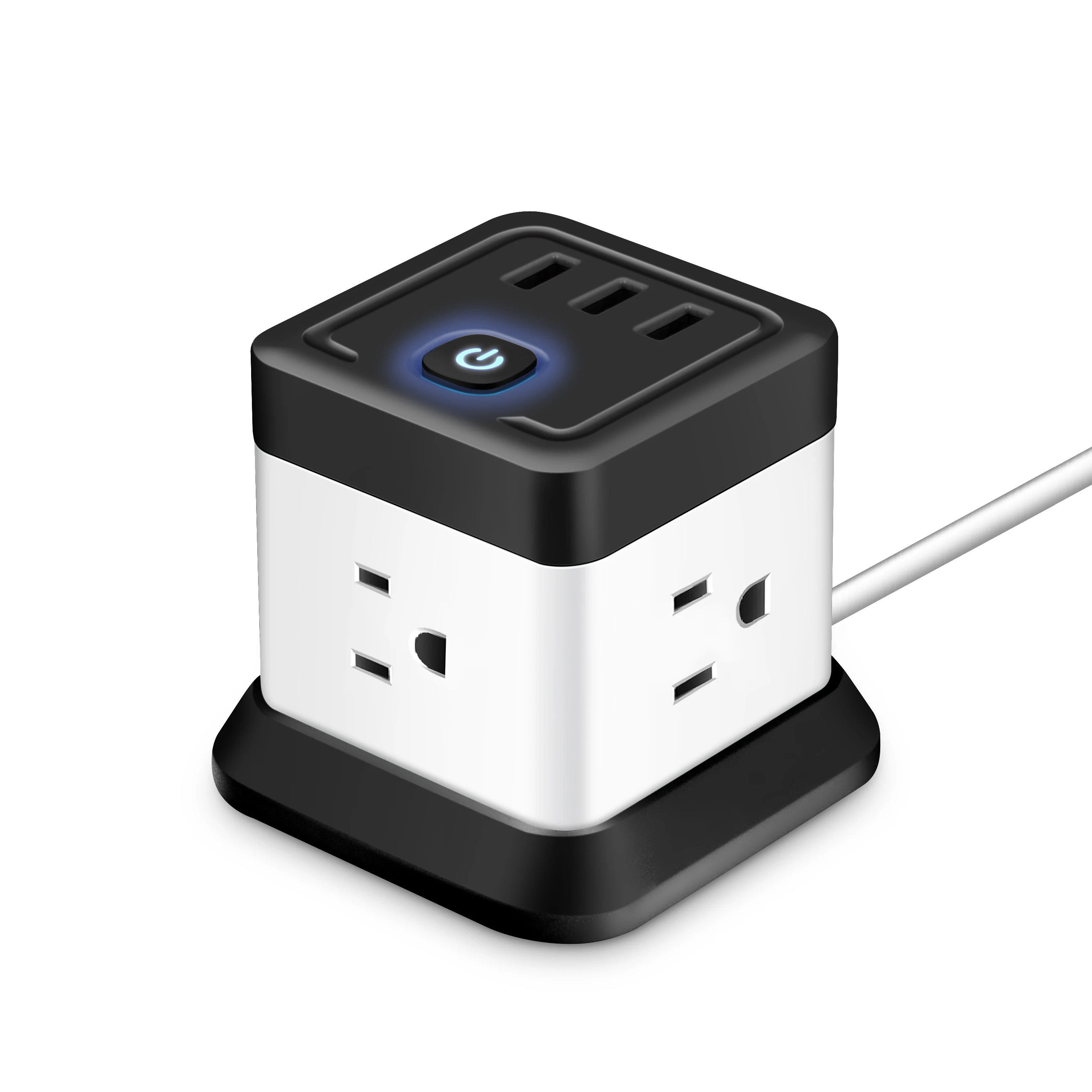 High Quality Custom Safety Universal Travel Adapter Charger Plug Power strip with Extension Cord