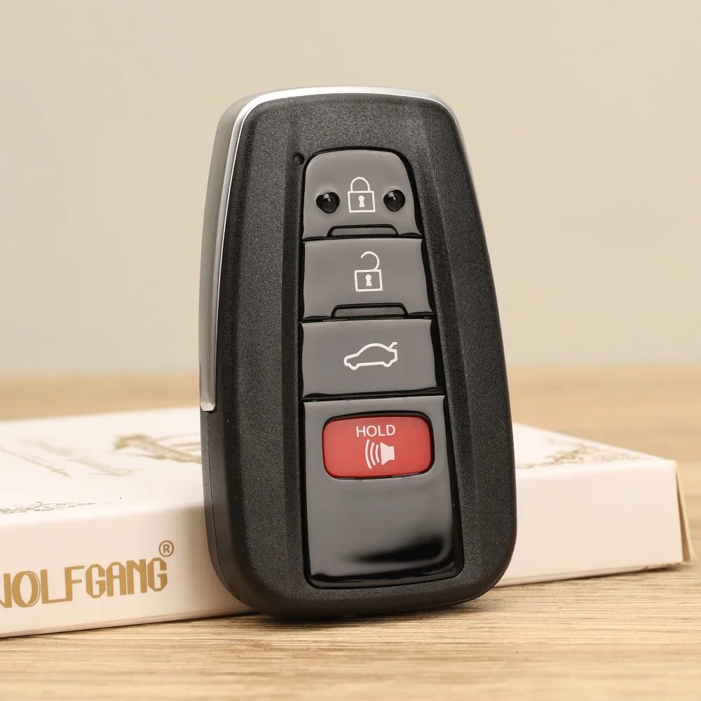 MS 3+1Buttons Smart Car Remote Key 0410 Board Avalon FCID HYQ14FBE 312-314MHZ for TOYOTA Camry 2018-2019 Vehicle Blank Fob