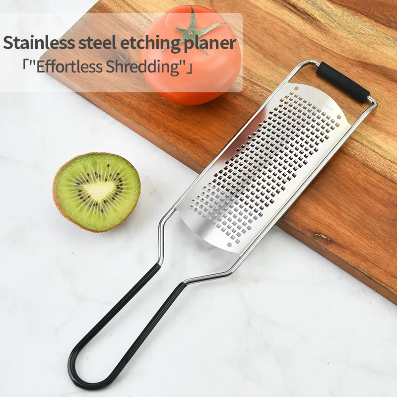304 Stainless Steel Cheese Shredder Nutmeg Vegetables Fruits Potato Ginger Grater with Protective Cover Kitchen Tools