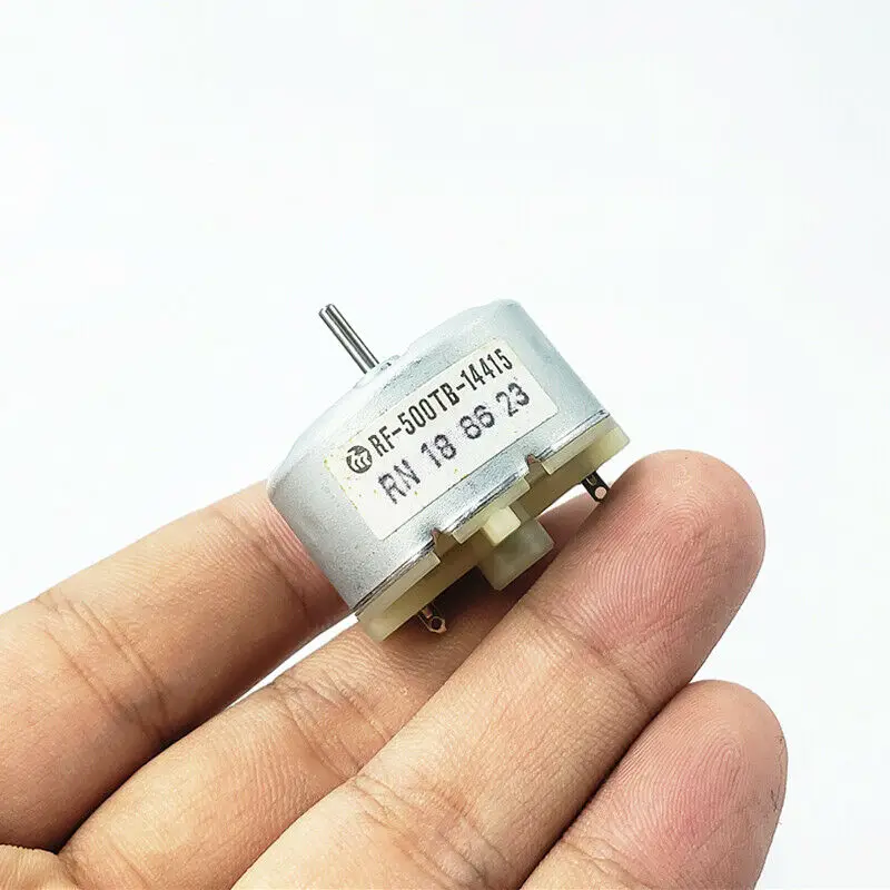MABUCHI RF-500TB-14415 DC 5V 6V 3700RPM Mini Micro 32mm Round Spindle Electric Motor VCR CD DVD Player