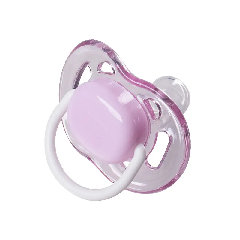 Top sales Chinese factory hot sales transparent dust-proof baby pacifier 0-6 month BPA Free PP silicone colorful Nipple baby