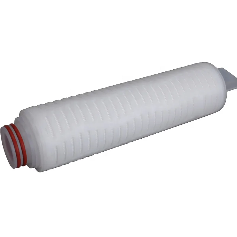 Factory supply 1 micron pleated membrane cartridge beer / kieselguhr filter in beer filter process