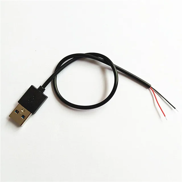 OEM 5V usb Transparent color power connector cable USB cable for LED neon lights