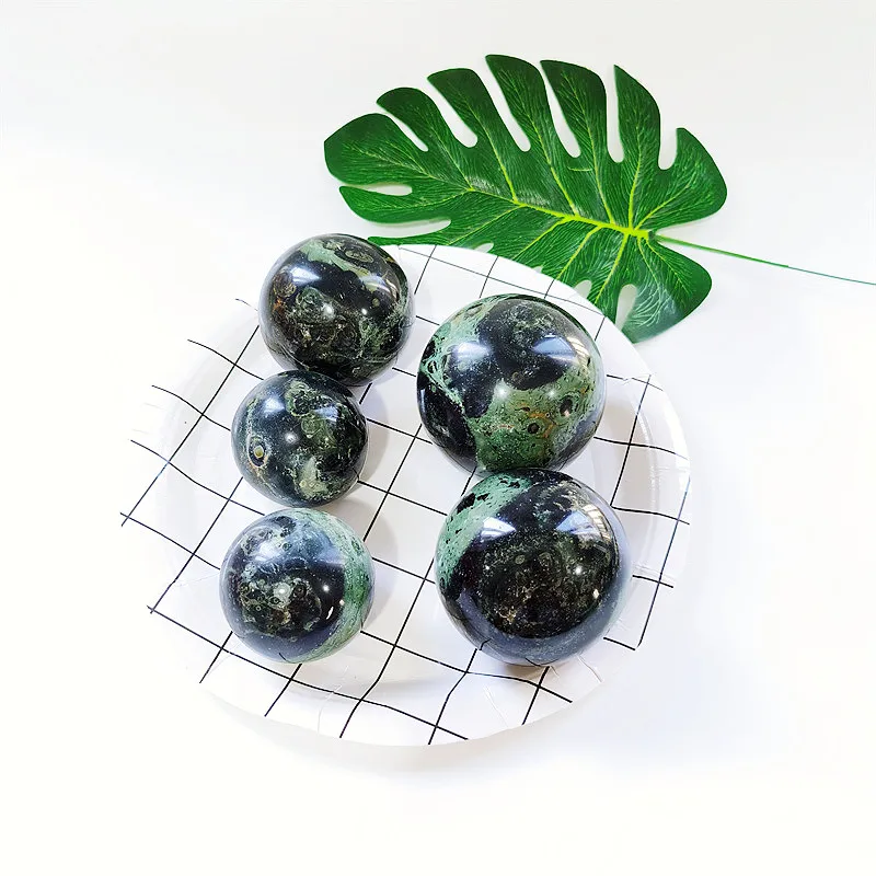 
Dazzling Popular Wholesale Natural Kambaba Jasper Sphere Ornaments For Gifts LSY 