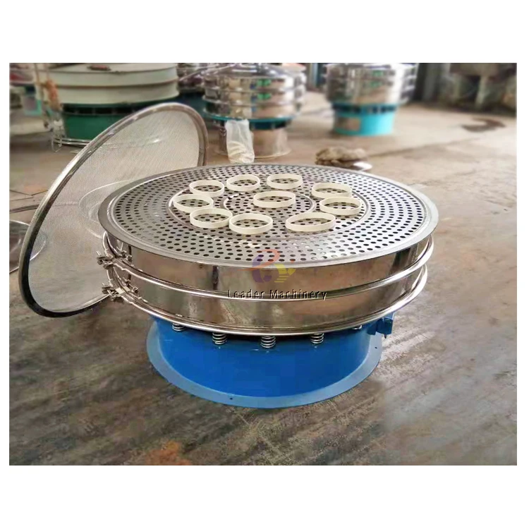 Industrial Sieve Machine Double Deck Stainless Steel Vibrating Screen Food Rotary Vibration Screen Price Sifter Separator