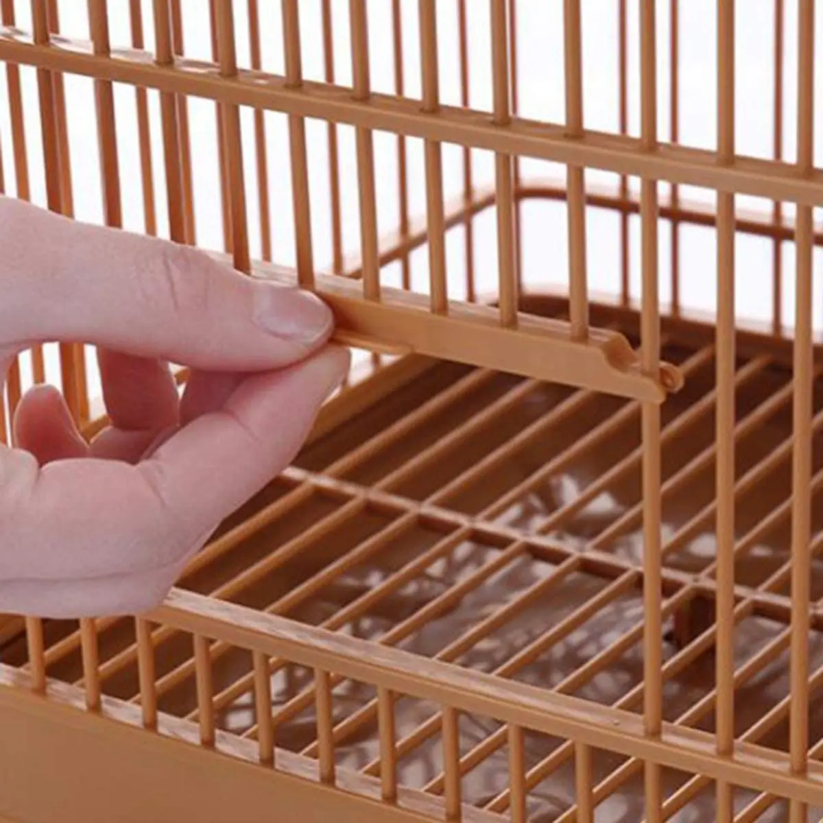 Квадратная птичья клетка с кормушкой пластиковая подвесная переноска для птичьих домиков крючком маленьких птиц попугаев орешков какалий