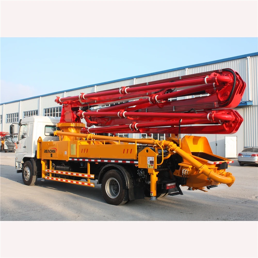 
professional left hand drive dongfeng concrete pump truck with low price 