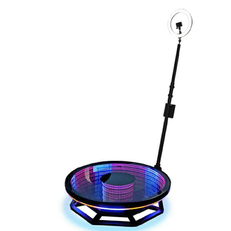 Hot Sale Camera 360 Degree Photo Booth Enclosure Backdrop Selfie 360 Photo Booth For 4 People