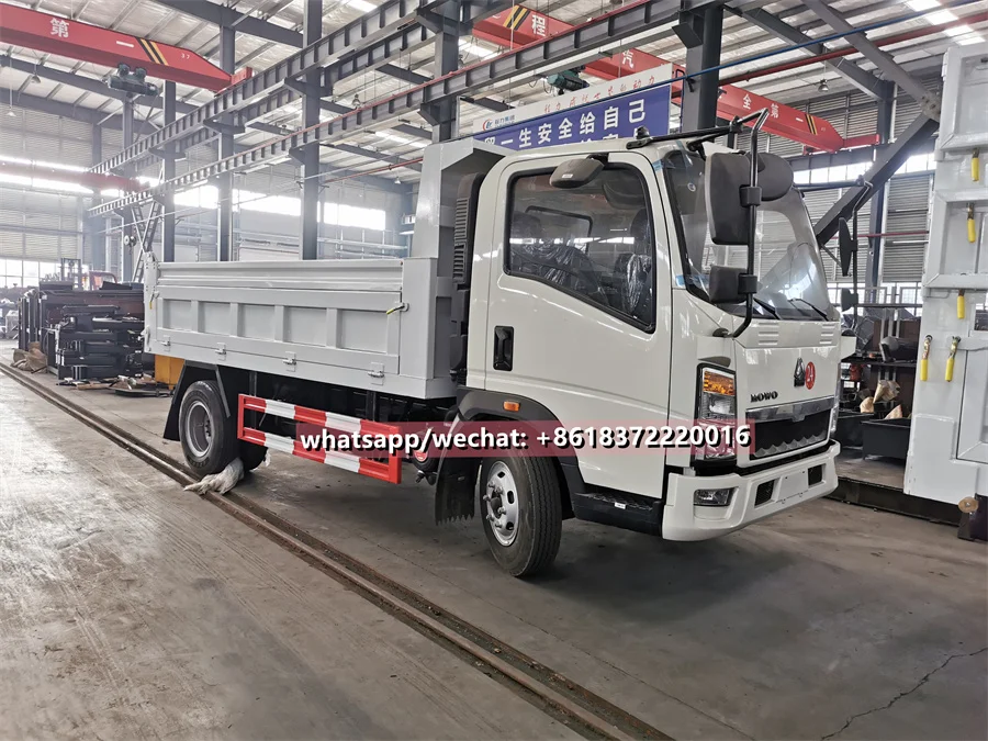 Мини-самосвал Sinotruk HOWO 4x4 4wd 5 тонн трехстороннего разгрузочного самосвала для продажи