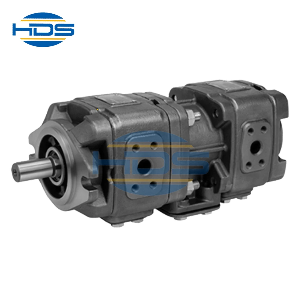 backhoe forklift excavator Double pump YLH22 Gear Pump Hydraulic