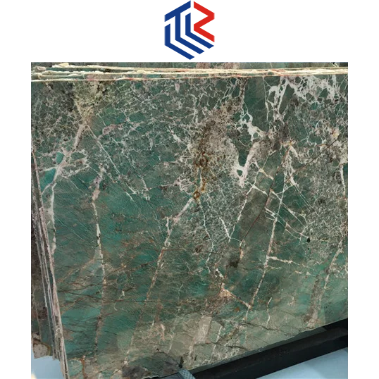 Amazon Granite Luxury Natural Green Slabs Polished Surface 100%natural Granite Big Slab TMZ Stone Slabs & Tiles Popular 1 Piece