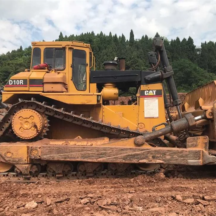  Б/у Caterpillar D10R бульдозер толкатель лезвие гусеничный трактор на строительной площадке оборудование мусора Очистка нажатия дозирования