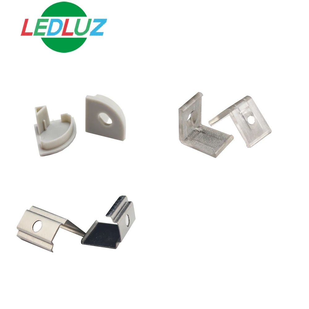 
corner mounted led strip profile for cabinet lighting 