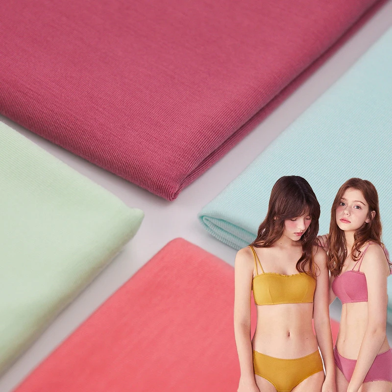 Wholesale Premium 40S 180gsm 95 Lenzing Modal 5 Spandex Lycra Jersey Fabric For Underwear T-shirt Pajamas Clothing