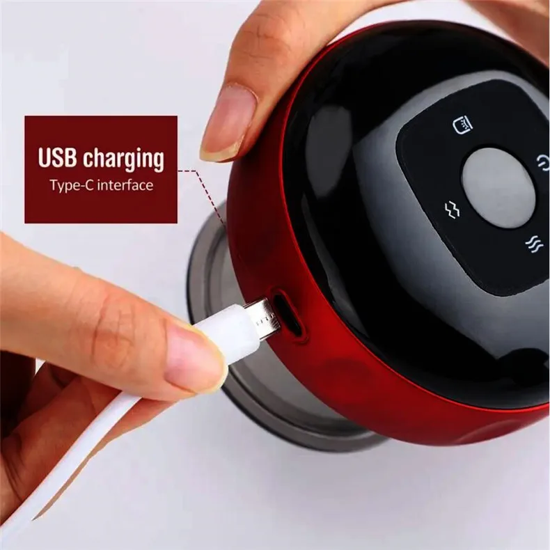 Smart Cupping Set Electric Cupping Device Smart Portable 4-in-1 Button Type Scraping Apparatus