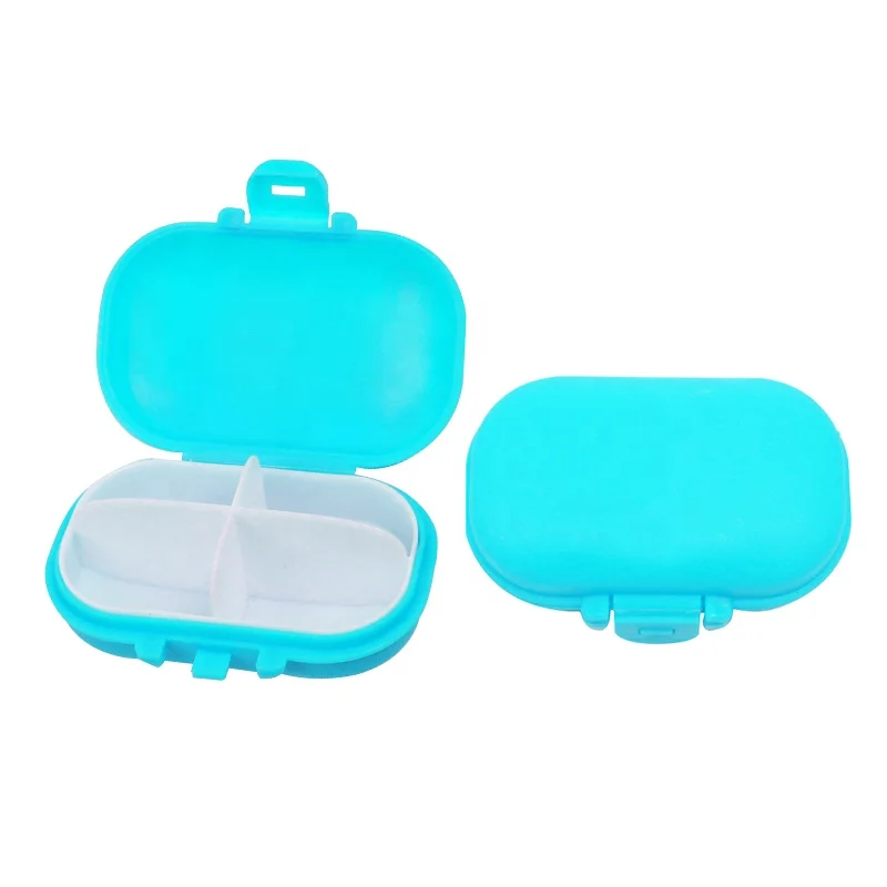 Medicine Drug Case Square Portable Plastic Pill Box Medicine Plastic Box Pillbox Pill Storage Container Box Plastic Pill Case