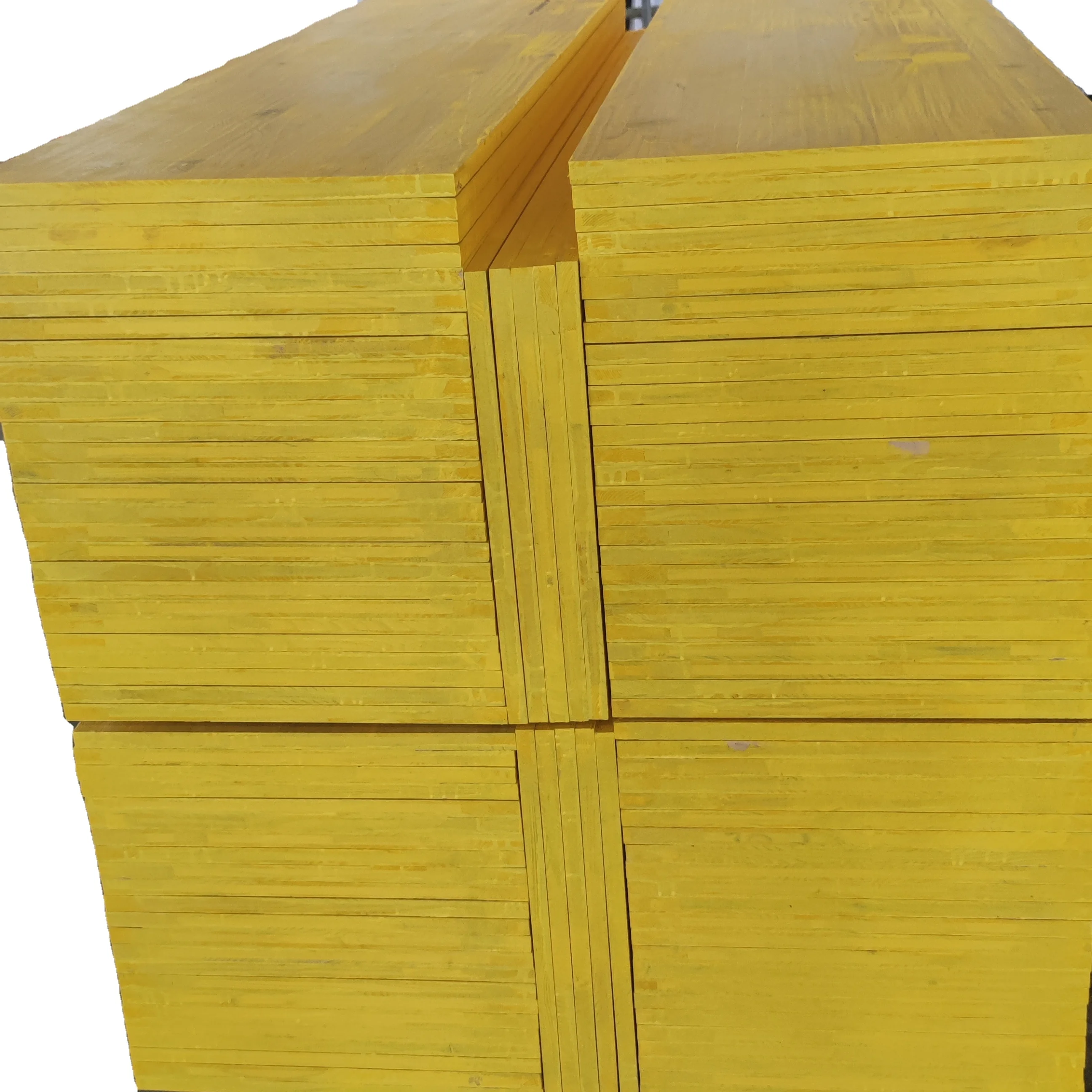 21mm 25mm  27mm three plys yellow shuttering plywood panel for concrete formwork