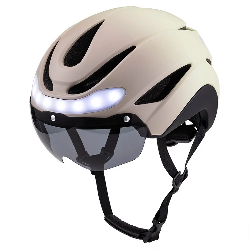 New Fashion Multi-Color Helmet with Integrated Turn Signals for Night Cycling New Fashion LED Helmet for Night Riding Safety