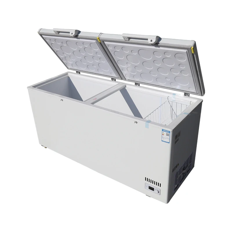 Double temperature ultra low temperature 1000 liter deep freezer