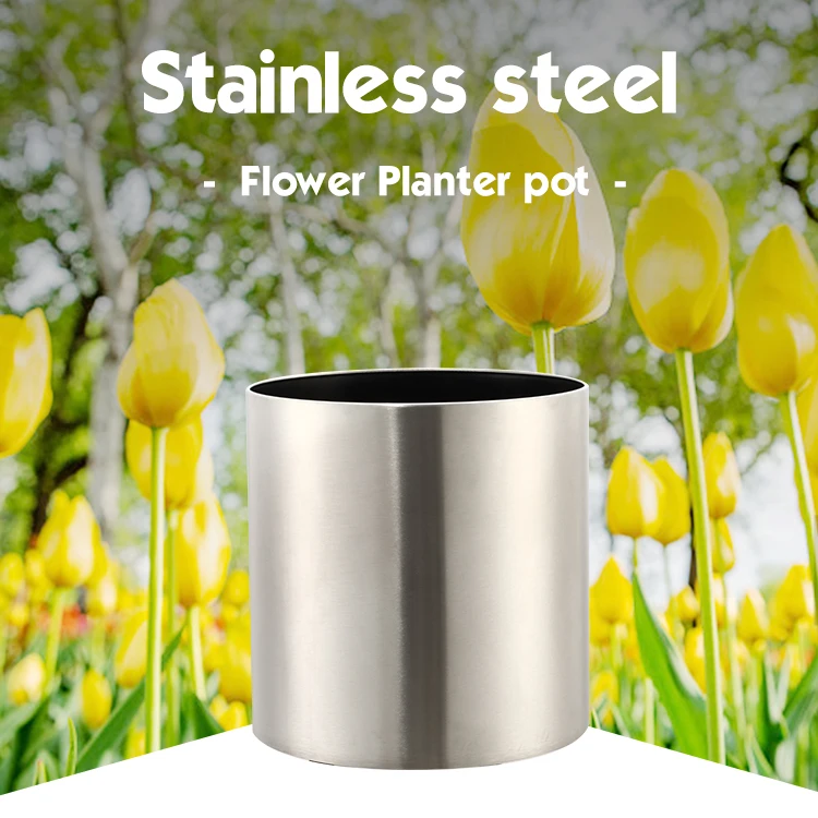 Хорошее качество нержавеющая сталь с цветным рисунком сад для дома и улицы стойки горшок для растений