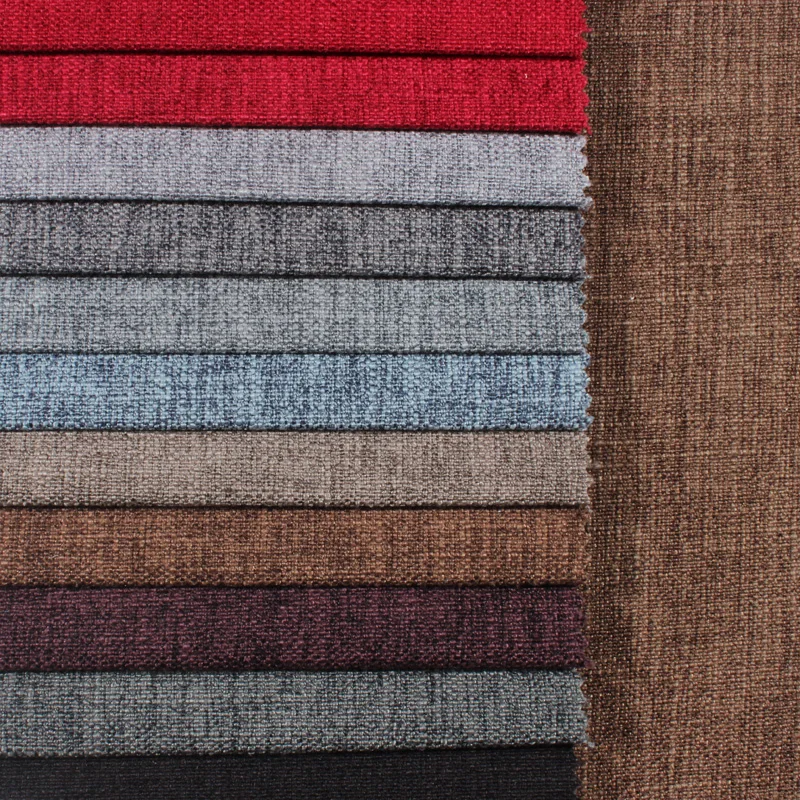 
2020 new style wholesale thick linen fabrics for sofa seat covers cushion pillow 