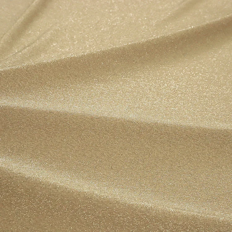 Wholesale Babylon gold thread fabric elastic Latin dance clothing fabric for sky show clothing
