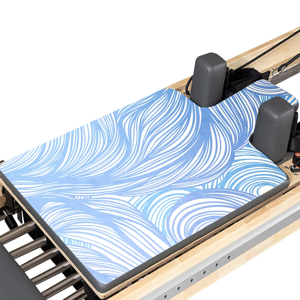 Gym  Equipment Portable Eco-friendly with PU Rubber Reformer Pilates Mat Custom  Logo