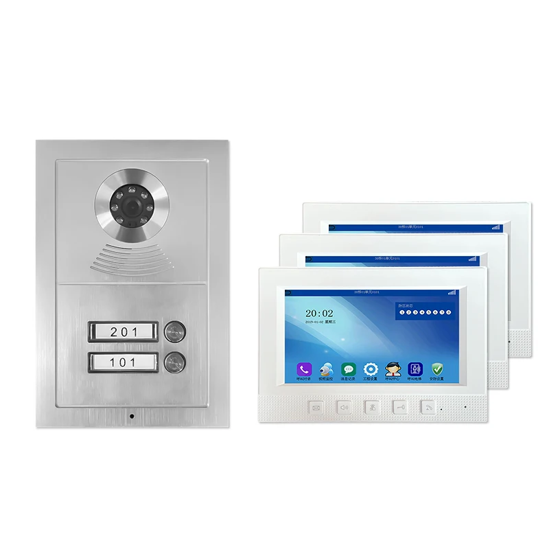 2022 Support Tf Card Smart Wireless Home Visual Wifi Video Door Phone For 20 Apartments With Low Price