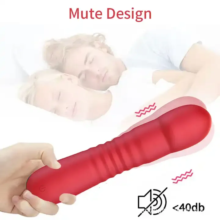 Silicone Telescopic Bullet Vibrator USB Charging Mini Wand Massager Clitoral Stimulator Realistic Dildo Clitoris Massager Toy